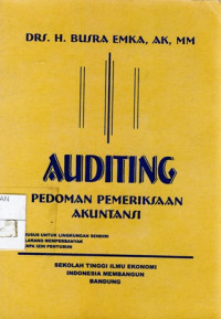 Auditing :Pedoman Pemeriksaan Akuntansi