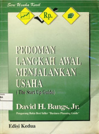 Pedoman Langkah Awal Menjalankan Usaha ( The Start Up Guide )