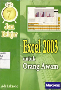 Exel 2003 Untuk Orang Awan