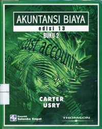 Akuntansi Biaya Edisi 13 Buku 2