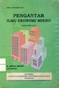 Pengantar Ilmu Ekonomi Mikro edisi 1