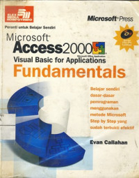 Microsoft Access 2000:Visual Basic For Aplication Fundamentals