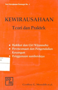 Kewirausahaan:Teori dan Praktik