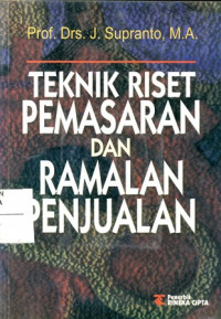 Teknik Riset Pemasaran Dan Ramalan Penjualan