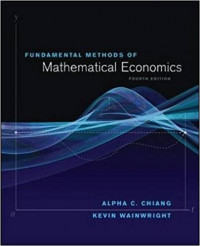 Fundamental Methods of Mathematical Economics  4 ed.