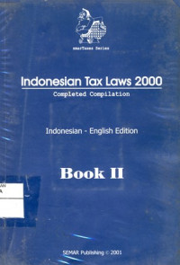 Indonesian Tax Laws 2000 Jilid II