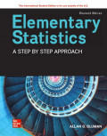 Elementary Statistics ; A Step By Step Approach    11th Edition    (EBOOK)