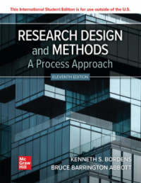Research Design Methods; A Process Approach , 11th Edition    (EBOOK)