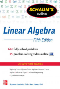 Schaum's Outlines ; Linear Algebra   5th Edition     (EBOOK)