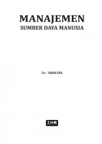 Manajemen Sumber Daya manusia (EBOOK)