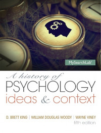 EBOOK : A history Of Psychology : Ideas and Context , 5th EDition