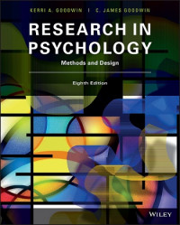 EBOOK : Research in Psychology ; Methods And Design , 8 Th Edition