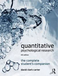 EBOOK : Quantitative Psychological Research ; The Complete Student’s Companion, 4 th Edition
