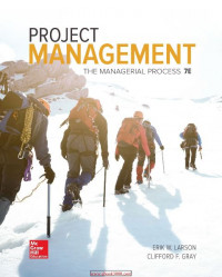 EBOOK : Project Management : The Managerial Process,  7th edition