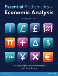 EBOOK : Essential Mathematics For Economic Analysis 4th Edition