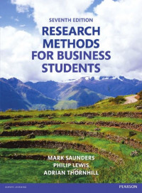 EBOOK : Research Methods For Business Students,  7th edition