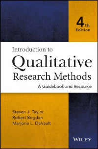 EBOOK : Introduction to Qualitative Research Methods A Guidebook And Resource,  4th edition