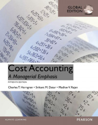 EBOOK : Cost Accounting: A Managerial Emphasis, 15th edition