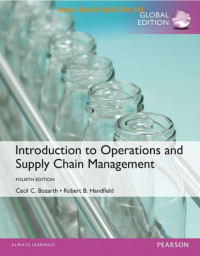 EBOOK : Introduction to Operations and Supply Chain Management, 4th edition