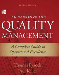 EBOOK : The Handbook for Quality Management ; A Complete Guide to Operational Excellence, 2nd Edition