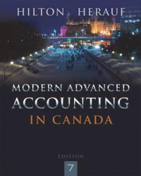 EBOOK : Modern Advanced Accounting in Canada, 7th Edition