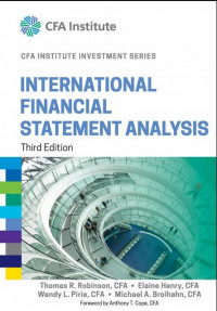 EBOOK : International Financial Statement Analysis, 3rd Edition