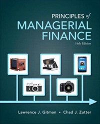 EBOOK : Principles of Managerial Finance, 14th Edition