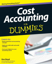 EBOOK : Cost Accounting For Dummies