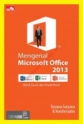 EBOOK : Mengenal Microsoft Office 2013