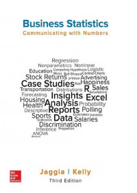 EBOOK : Business Statistics : Communicating With Numbers , 3rd Edition