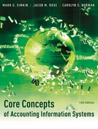 EBOOK : Core Concepts Of Accounting Information Systems, 12th Edition