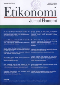 Jurnal Ekonomi : ETIKONOMI