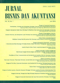 Jurnal Bisnis dan Akuntansi