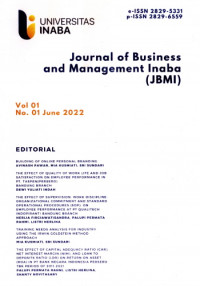 Journal Of Business And Management Inaba (JBMI)