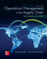 EBOOK : Operations Management in The Supply Chain : Decisions And Cases 7th Edition