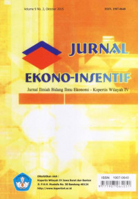 Jurnal Ekono-insentif : Jurnal Ilmiah Bidang Ilmu Ekonomi