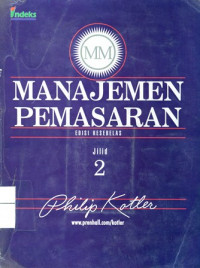 Manajemen pemasaran Edisi 11  jilid .2
