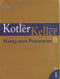 Manajemen Pemasaran Edisi 12  Jilid 1