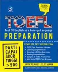 Image of Toefl, Test Of English As A Foreign Language Preparation