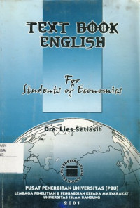 Text Book English : For Student Of Economics