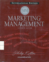 Marketing Management 11th Ed