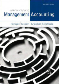 EBOOK : Introduction to Management Accounting 16th Edition