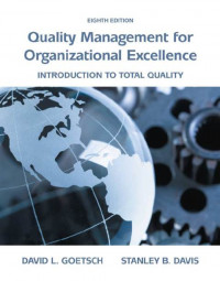 EBOOK : Quality ManageMent for organizational excellence introduction to total Quality, 8th Edition