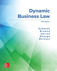 EBOOK : Dynamic Business Law, 5th Edition