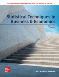 Image of Statistical Techniques in Business and Economics, 18th Edition    (EBOOK)