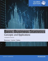 EBOOK : Basic Business Statistics: Concepts and Applications, 13th edition, Global Edition