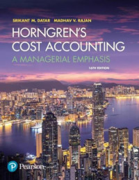 EBOOK : Horngren’s Cost Accounting : A Managerial Emphasis, 16th Edition