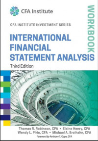 EBOOK : International Financial Statement Analysis Workbook