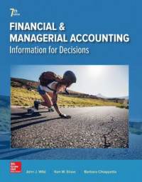 EBOOK : Financial and Managerial Accounting, Information for Decisions, 7th Edition