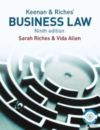 EBOOK : Keenan and Riches’ Business Law. – 9th ed